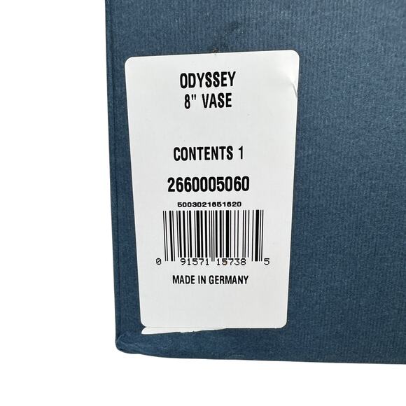 Waterford Crystal Marquis Odyssey Flower Vase 8” Clear Glossy Home Decor Germany - Picture 8 of 8